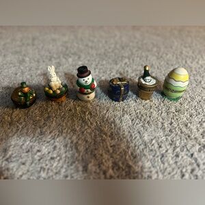 Set of Festive Miniature Figurines